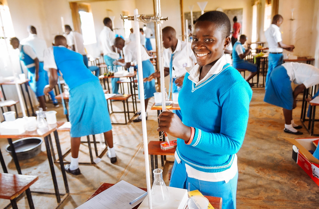 High school students at our rural boarding school enjoying their new chemistry and physics lab. https://www.flickr.com/photos/peacegospel/25860845497/in/album-72157624162396477