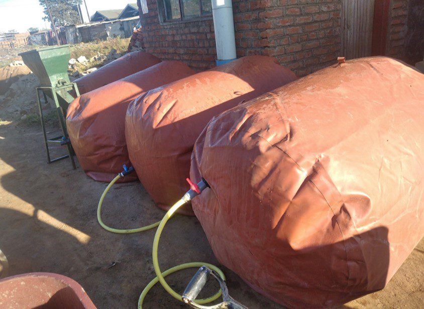 Biogas harvesting
