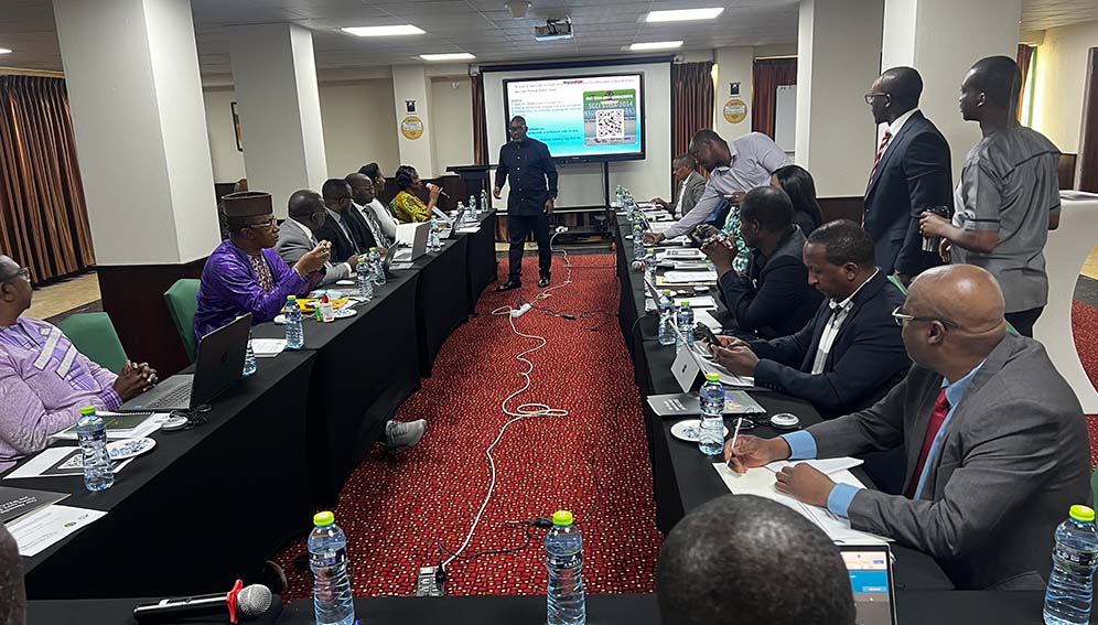 The Heads of African Research Councils representatives at the meeting in Accra, Ghana