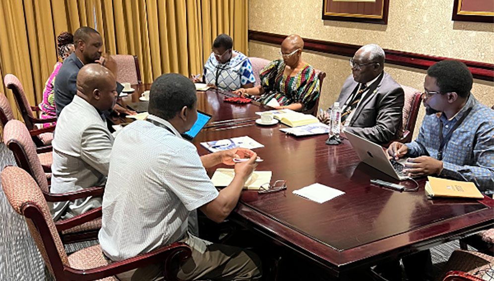 Ugandan council members in Bostwana.