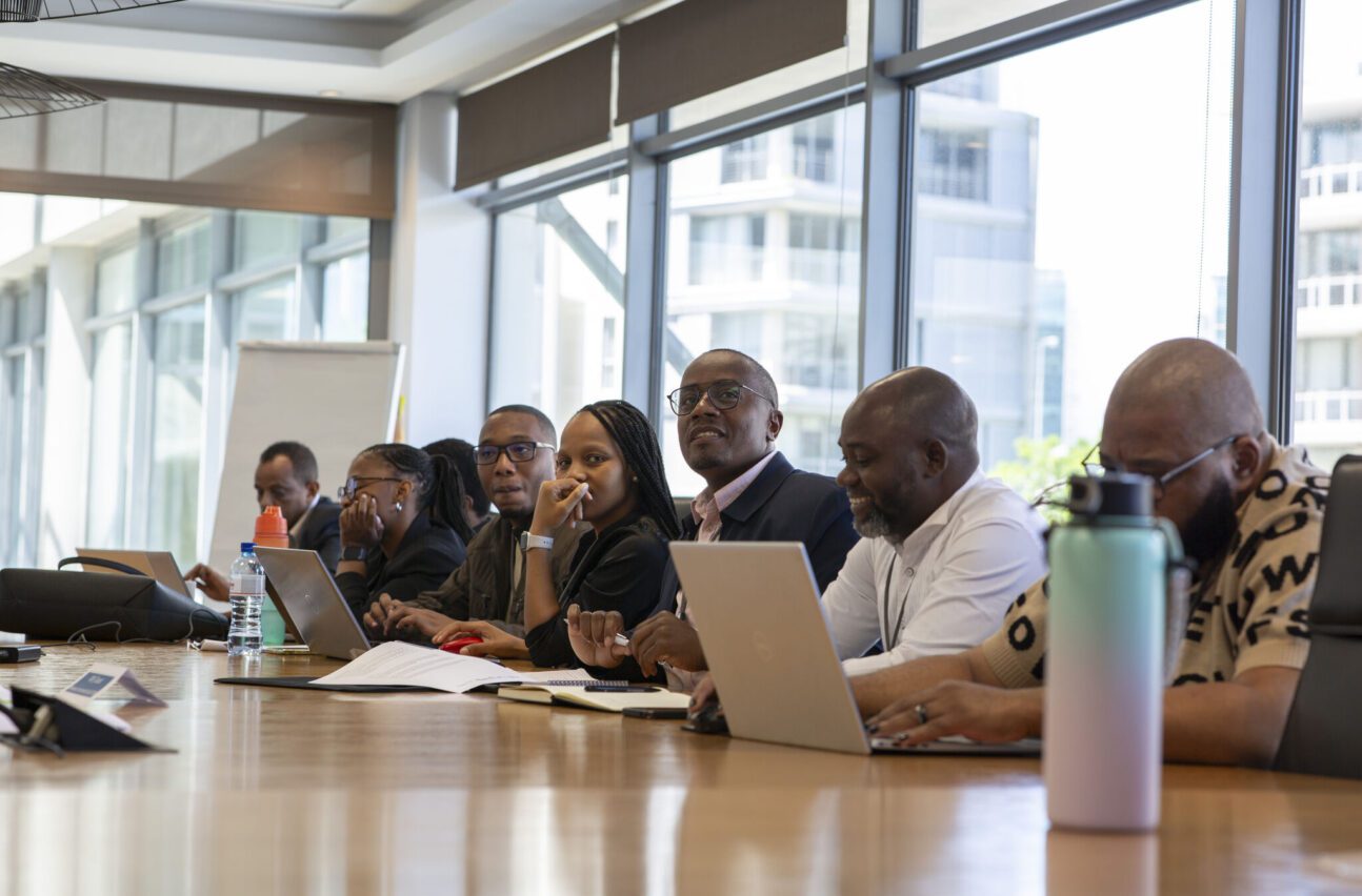Group discussion of the data governance toolkit at the SGCI workshop in South Africa