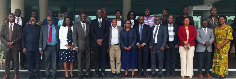 Participants at the SGCI STISA-2034 Consultative Workshop discussing Africa’s STI Transformation in Accra, Ghana.