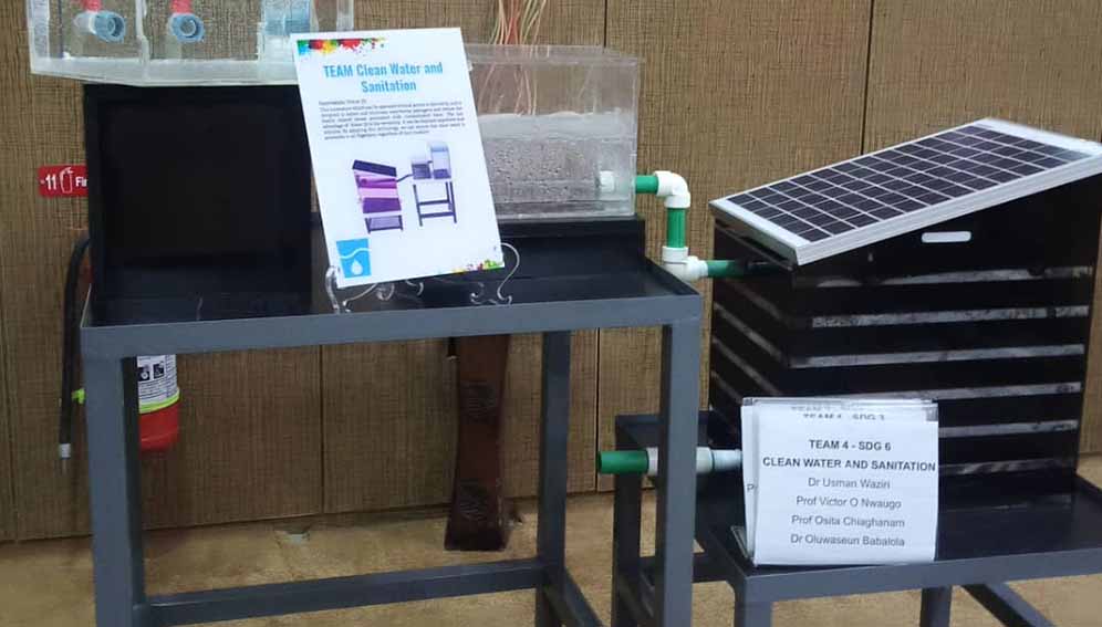 Prototype of the Biosensor Device for Water Purification Using Solar energy