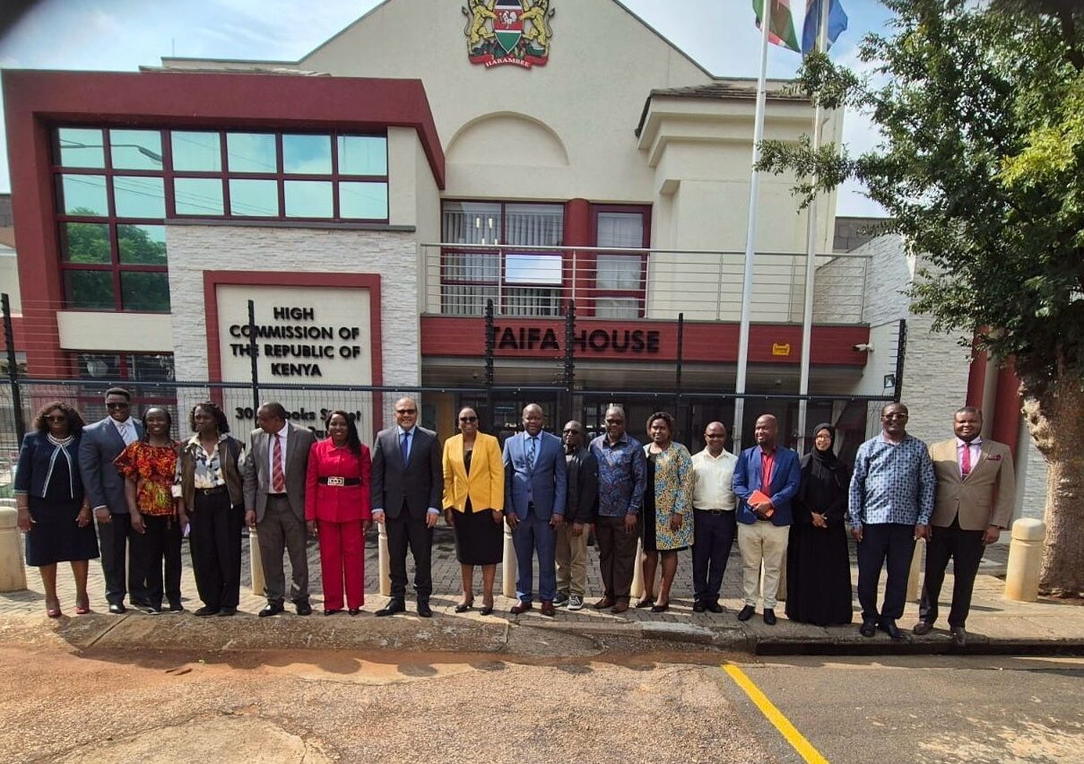 Dickson Andala et son équipe