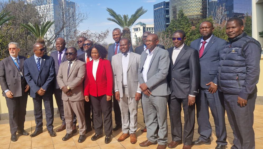 Membres du conseil de l’Angola lors de la remise des prix scientifiques en Afrique du Sud