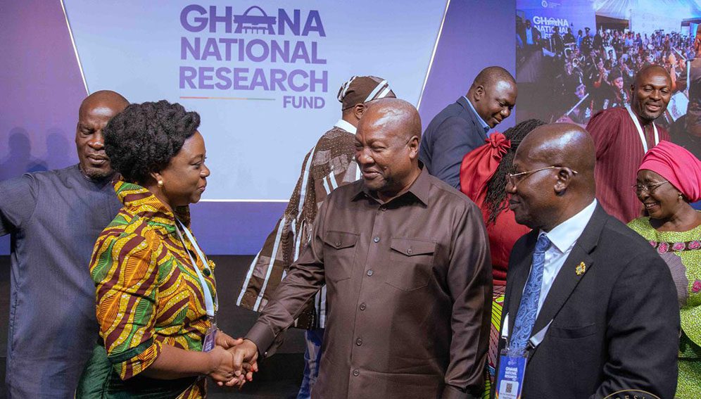 Ghana's President and members of the Ghana science council