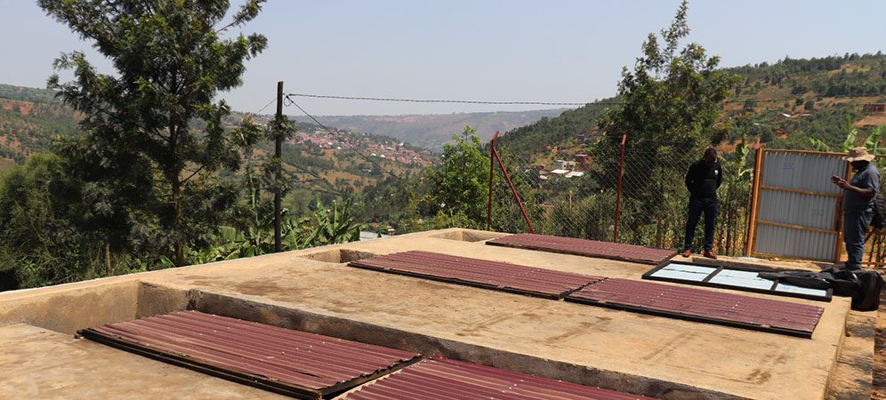 Unidade de produção de vermicomposto de Rwamagana